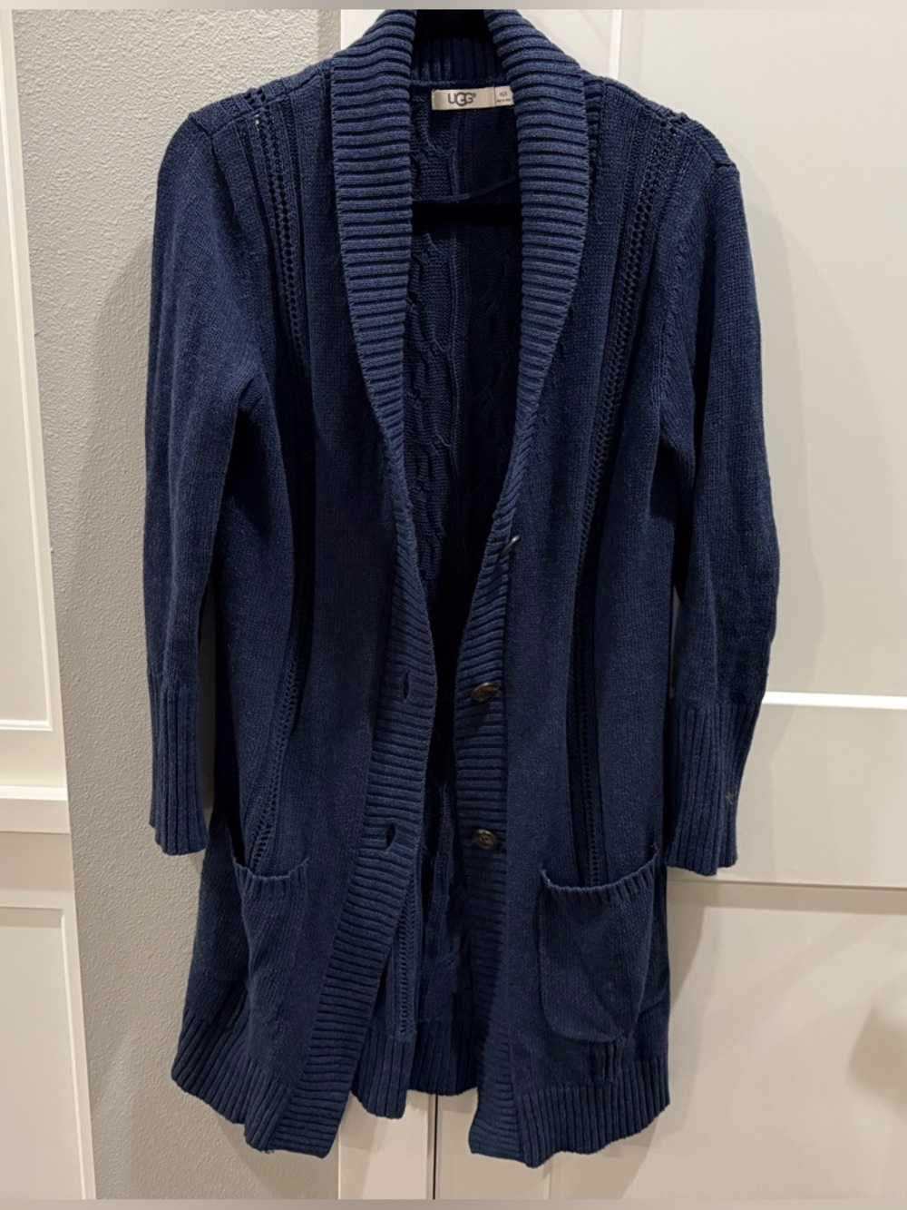 UGG Women’s Navy Knit Cardigan